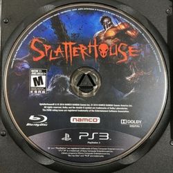 Splatterhouse For PlayStation 3 Game Disc Only 