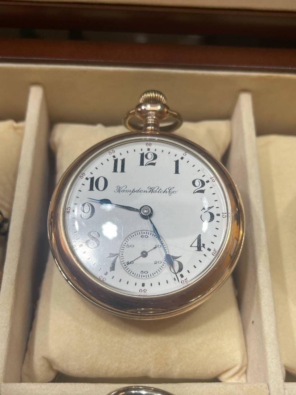 Pocket watches gold silver winding vintage