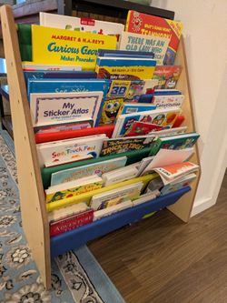 Book rack/shelf kids