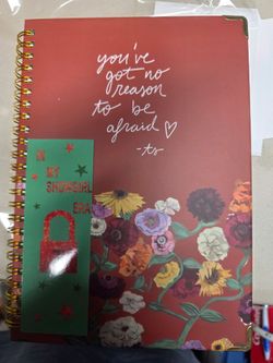 Taylor swift notebook