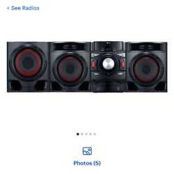 LG Bluetooth Stereo System 