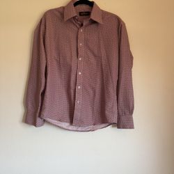 Alberto Danelli Red & White Button Up Shirt 