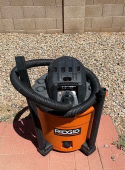 RIDGID  16 Gal. 5.0 Peak HP NXT Shop Vacuum Wet Dry Vac with General Debris Filter, Locking Hose and Attachments $85 obo