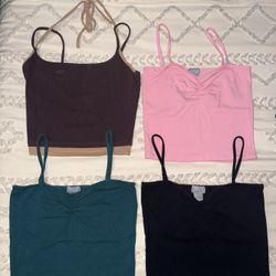 Multi-colored tank tops