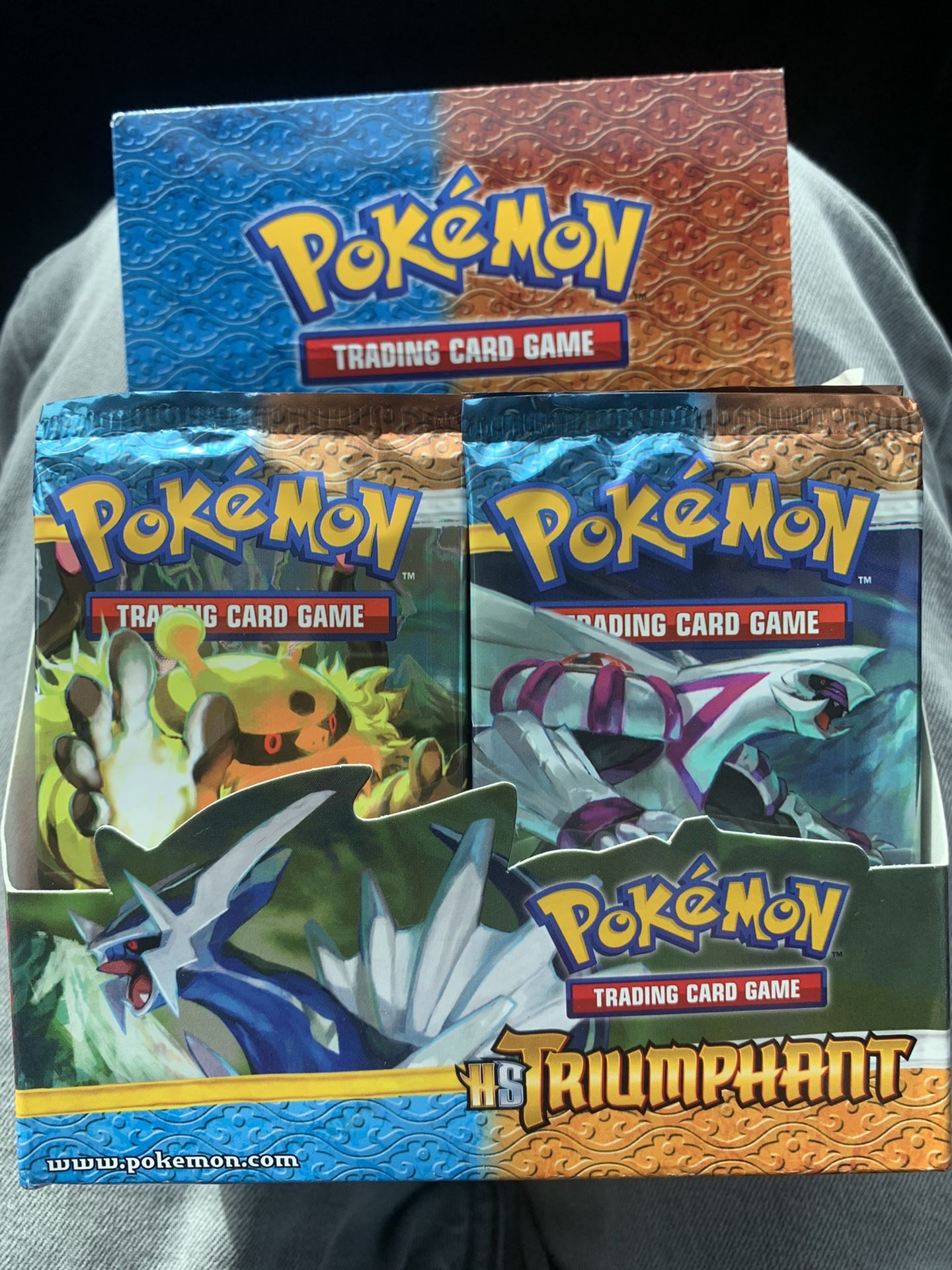 Pokemon cards HS triumphant booster box 34 packs