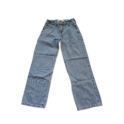 Abercrombie kids baggy denim Blue jeans regular size 9/10 Youth Pant