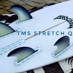 FCS2/FUTURE  BASE TMS STRETCH QUAD SURFBOARD FINS