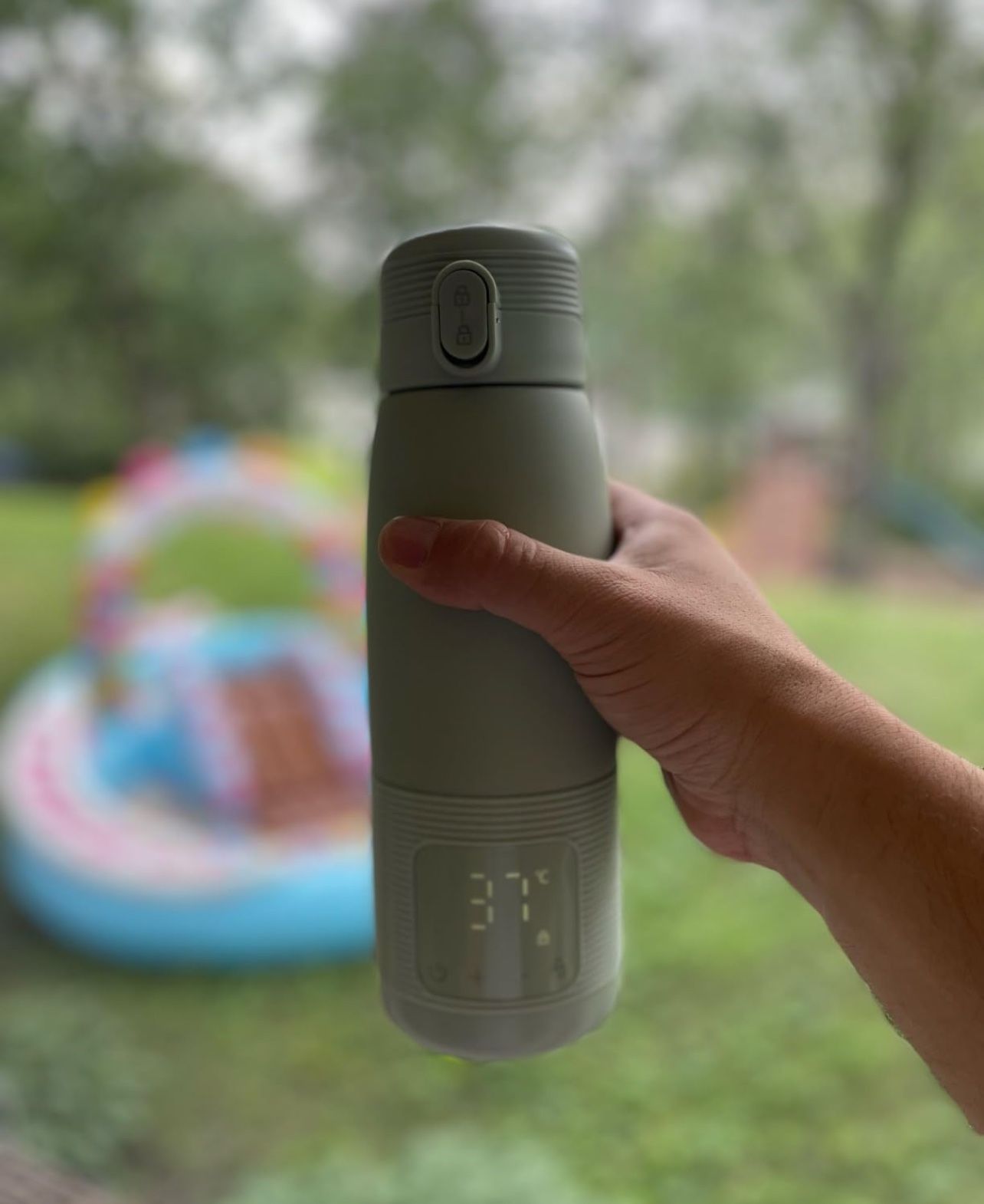 Portable Bottle Warmer for Travel, Baby Milk Warmer, Stainless Steel Vacuum-Insulated Mug, 37°C to 55°C Constant Temperature, USB Charging, Baby Therm