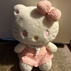pink hello kitty plushie