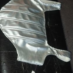 Silver Leather Crop Shirt 