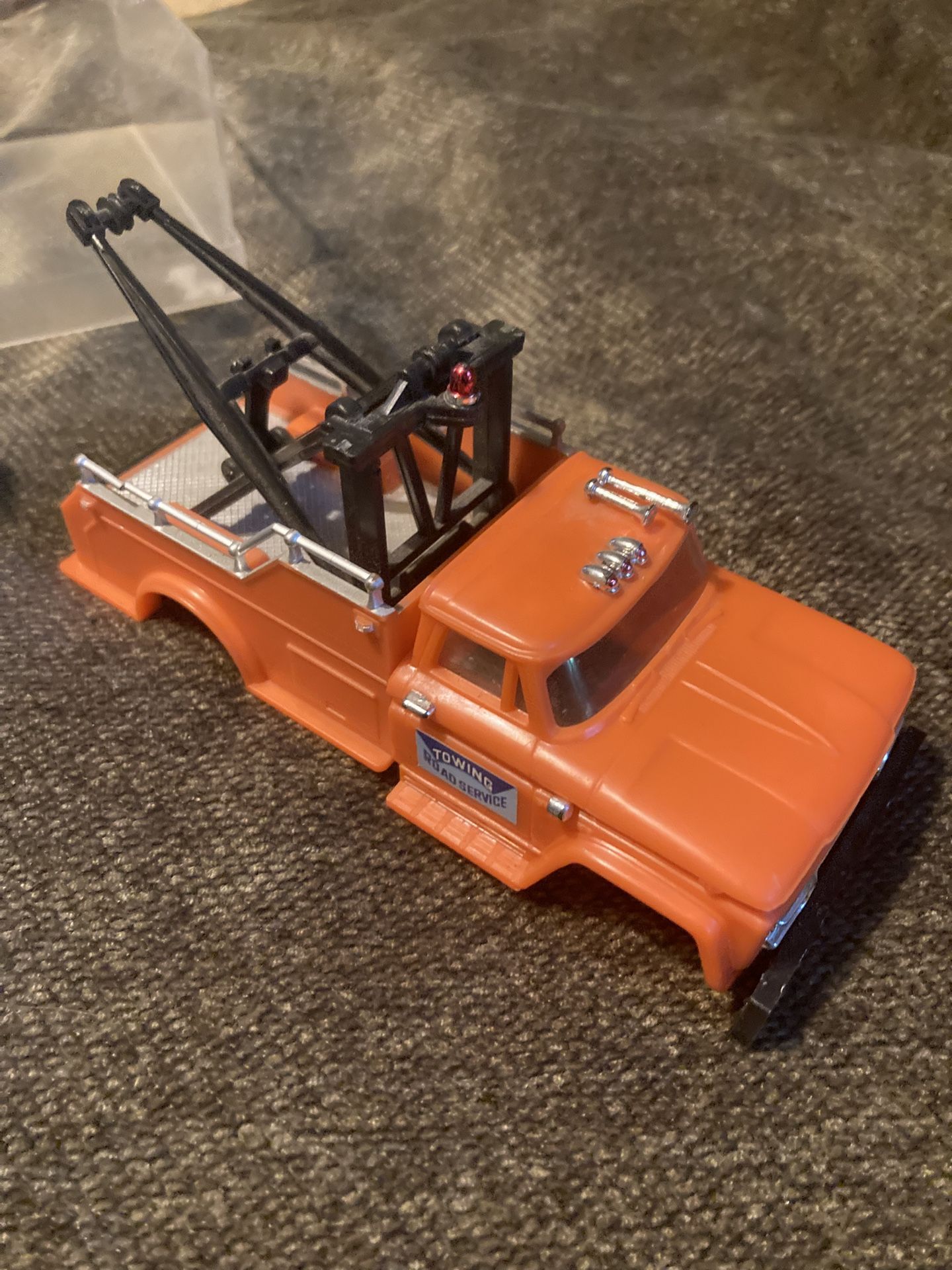 Rare 1972 Motorific Towtruck W/Original Shadowbox.