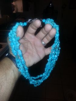 Beautiful turquoise color necklace