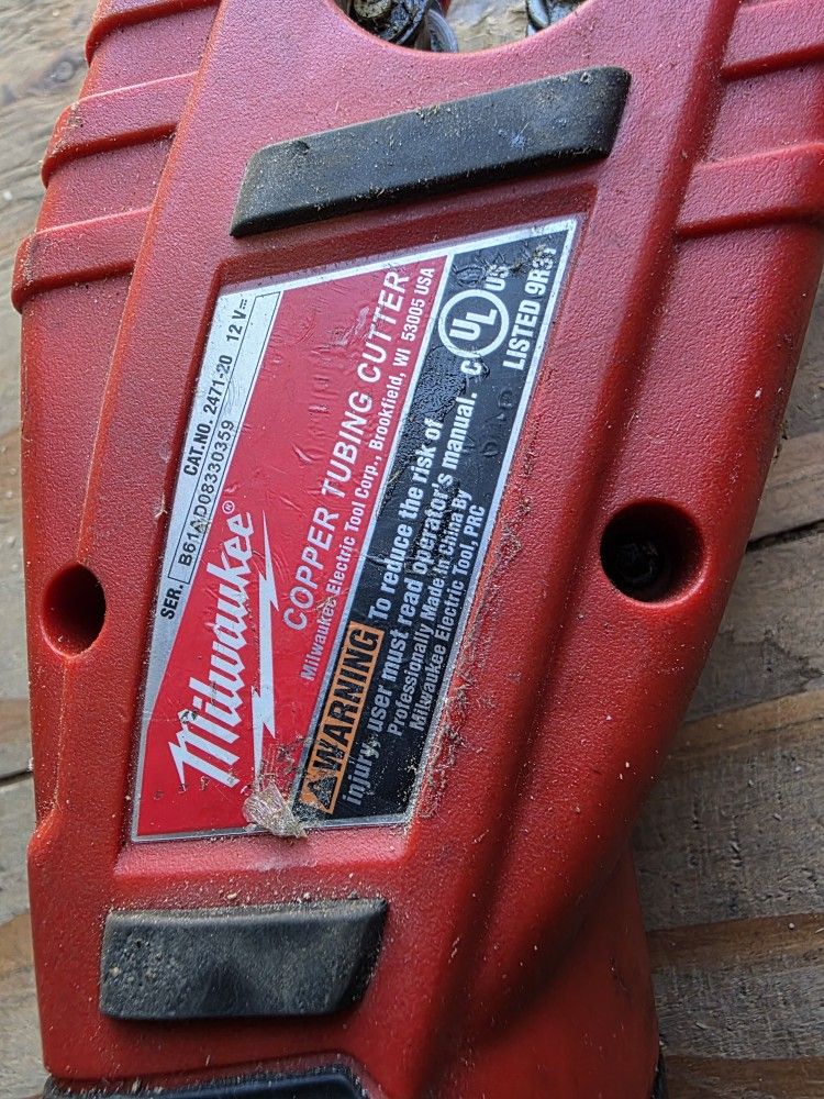 Milwaukee Copper Tube Cutters M12