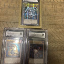 Selling my Yu-Gi-Oh 25th Anniversary CGC 10 Gem Mint slabs.