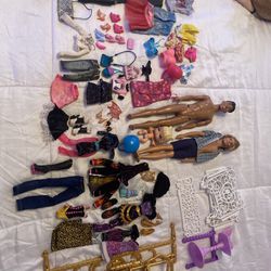Monster High/ Barbie/ Brats doll clothes and accessories Lot