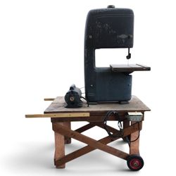 Vintage Sears Craftsman Band Saw With Rolling Stand