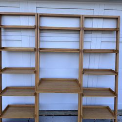 Crate and Barrel Ladder Shelves