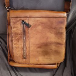 Genuine Leather Italian Messenger Bag