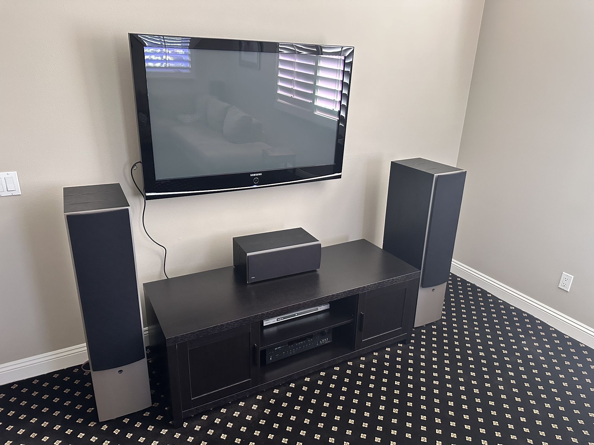 TV - Surround Sound System And Media Stand