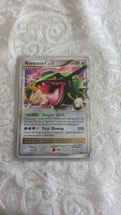 Rayquaza C LV.X Pokémon Card