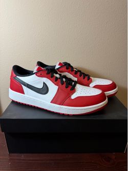 Jordan 1 Retro Low Golf 'Chicago' Size 10 DD9315-600