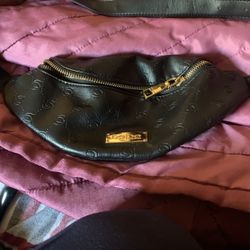 Women’s Black Waist Bag BEBE Brand 