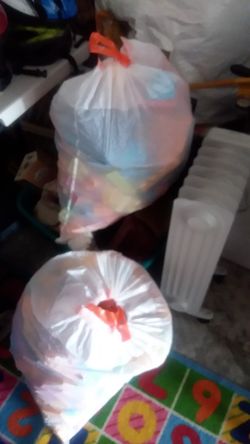 2 bags full of kids blocks