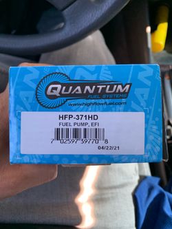Quantum fuel system pump for Harley Davidson