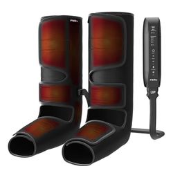 FitRx RecoverMax Compression Boots, Heated Compression Leg and Foot Massager