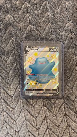 Ditto V Pokemon Card SV118/SV122 Holo