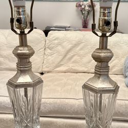 Vintage Hollywood Regency Lamp Set