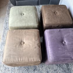 set of 4 cube- D19x19”