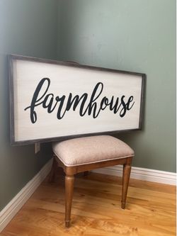 Large Farmhouse Sign
