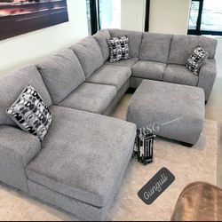 $10 Down Payment Total $1349 Ashley  Oversized Sectional Sofa Couch