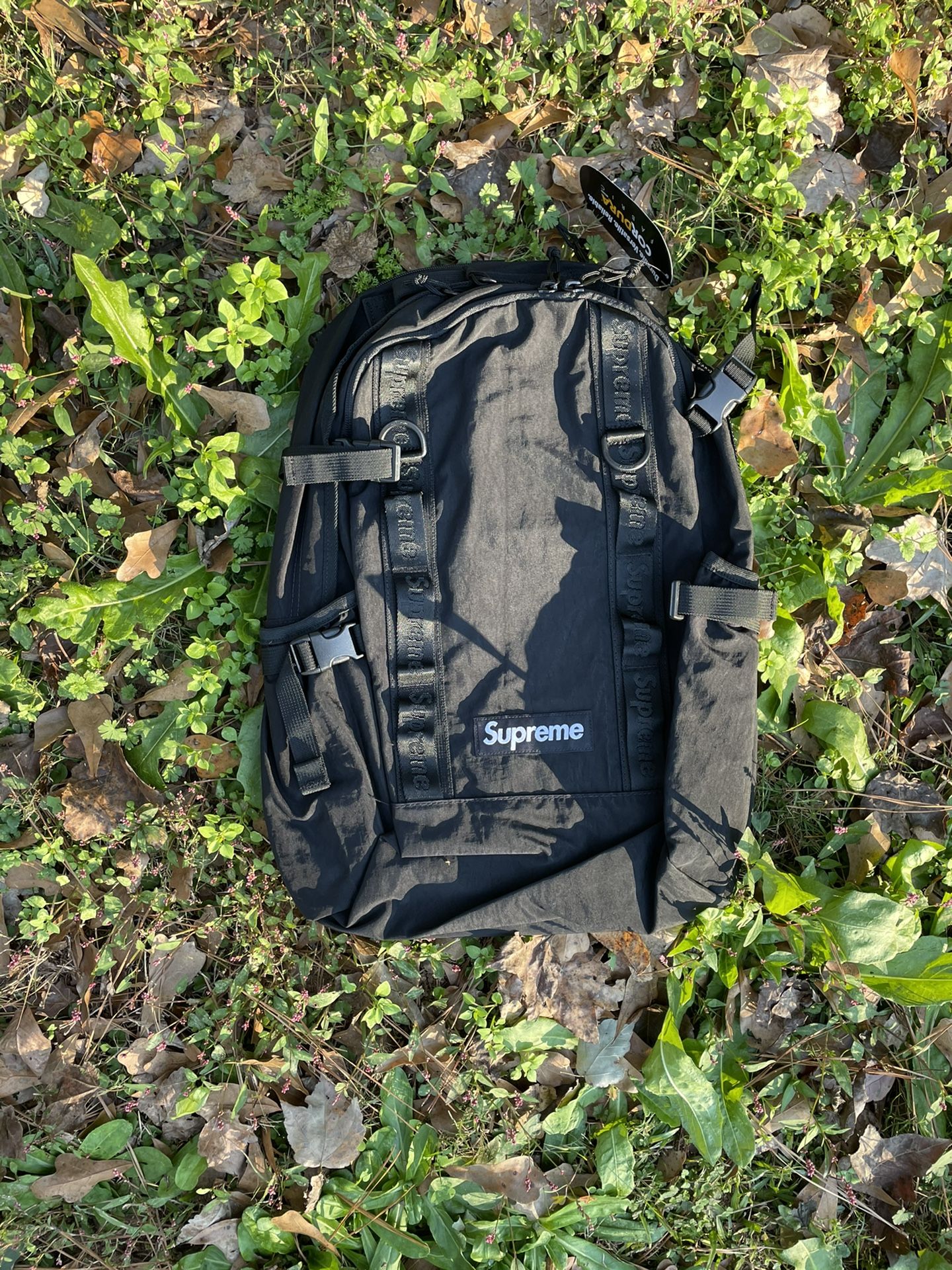 Supreme Black Backpack