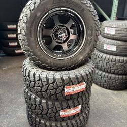 17” BRAND NEW RIMS AND BRAND NEE TIRES LT 265/70/17 MUD TERRAIN