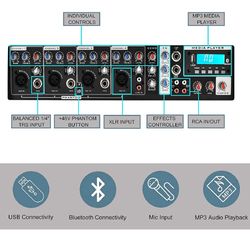 PRORECK Professional PA SYSTEM. BUNDLE 