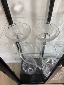Vintage Studio Nova 'Winter Rose' Crystal Bowls – Set of 12