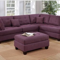 Sectional Sofa + Ottoman