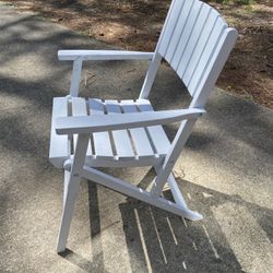 Vintage Wooden Folding Chair 