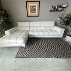 Sofia Vergara Genuine Leather Sofa 🛋 