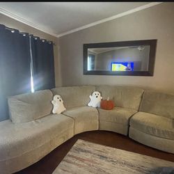 L-shaped Couch With Recline Seat