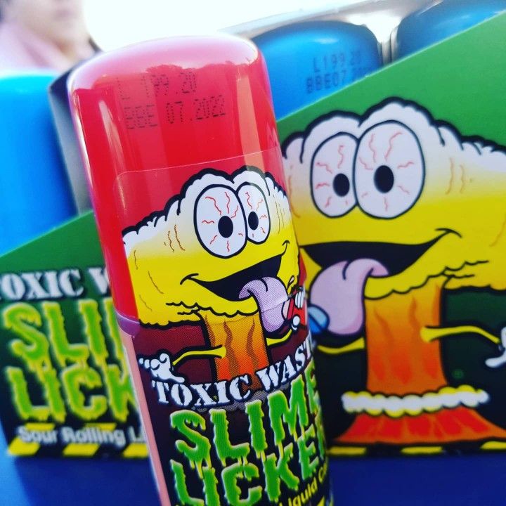Toxic Waste- Slime Licker Duo  Dulceria La Bonita Wholesale LLC