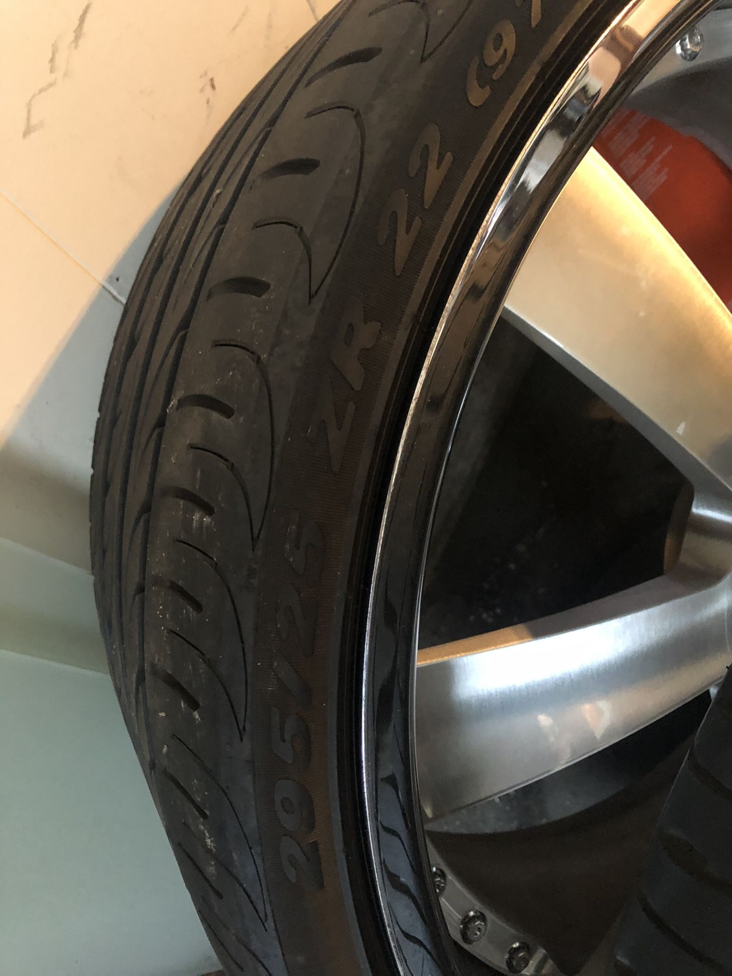 22” HRE W Pirelli tires 5x114