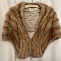 Vintage Peltz Furs Mink Stole