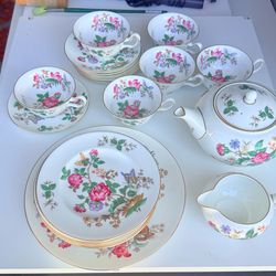 Authentic Wedgewood Porcelain Tea Set