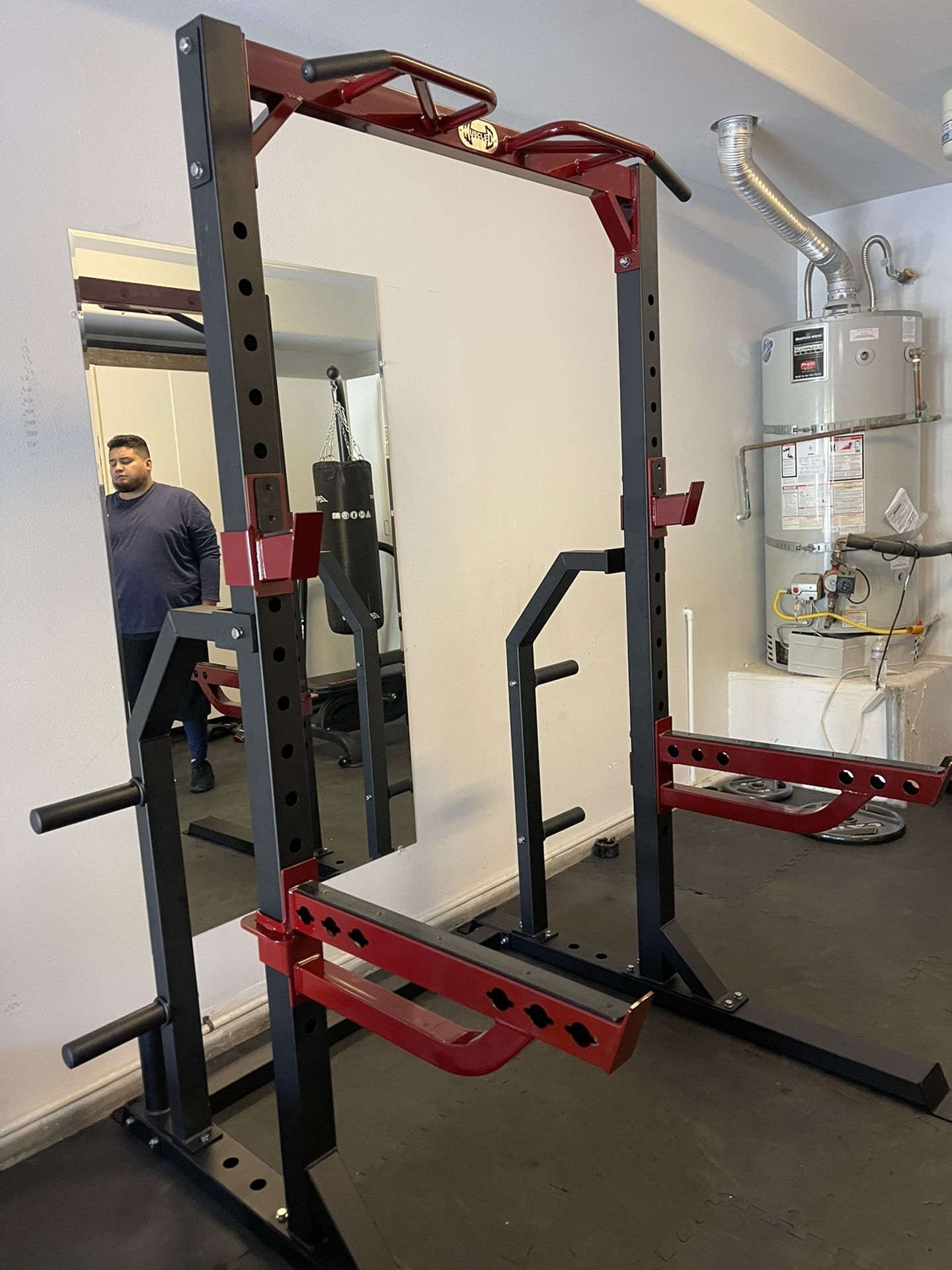 Muscle D VHC Adjustable Squat Half Rack
