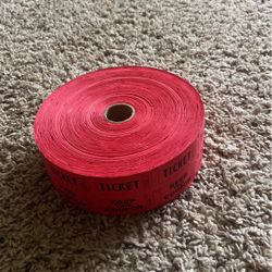 raffle tickets not used good condition