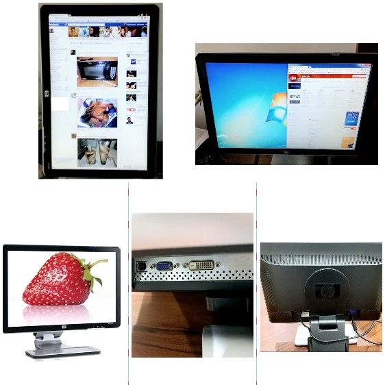 HP W2207 22-inch Rotating Widescreen Flat Panel LCD Monitor
w 2 Speakers