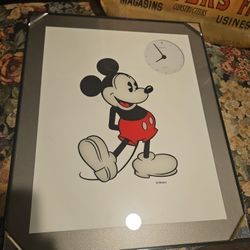 DISNEY'S MICKEY MOUSE CLOCK JAPAN MADE IN 1994 $60.00 FIRM.